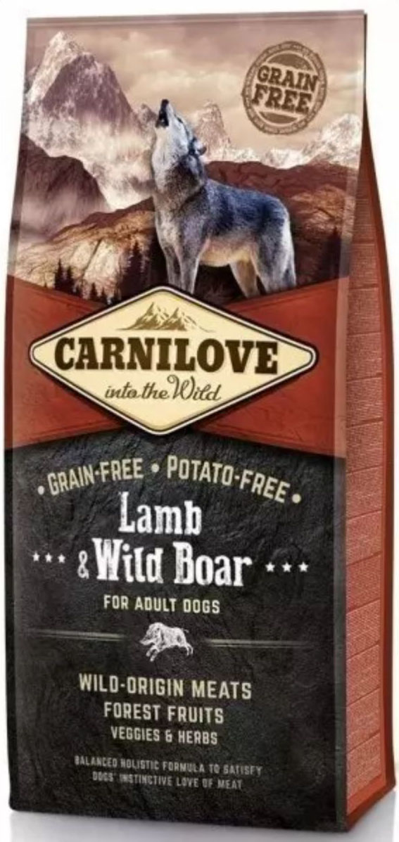 Carnilove Lamb & Wild Boar - jehně a kanec 12 kg