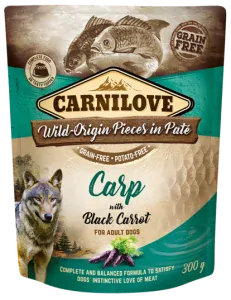 Carnilove Paté Carp with Black Carrot - kapr a černá mrkev 300 gramů