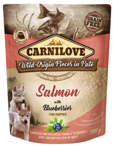 Carnilove Paté Salmon with Blueberries - losos a borůvky 300 gramů