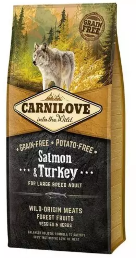 Carnilove Salmon & Turkey - losos a krůta 12 kg