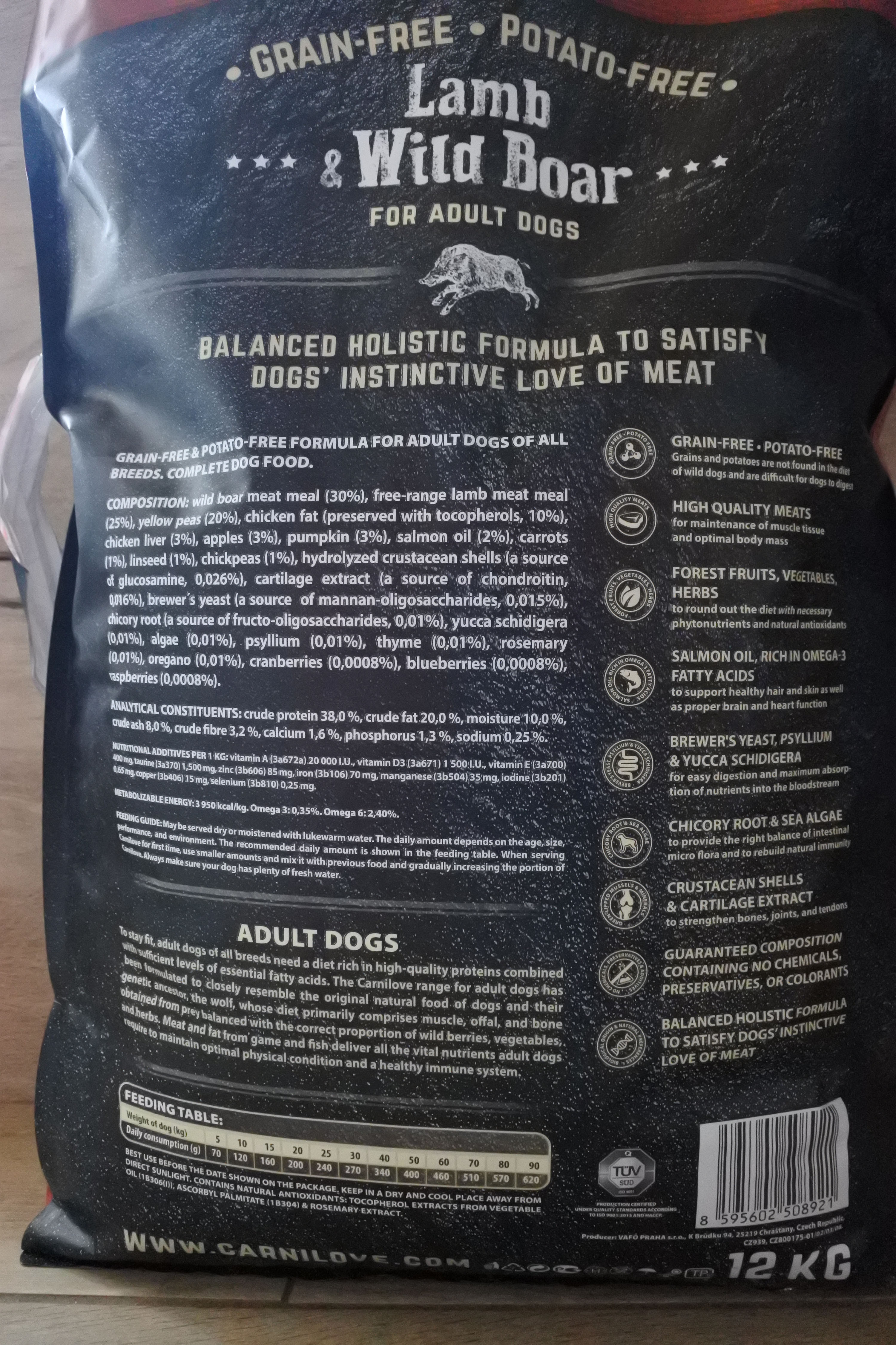 Carnilove Lamb & Wild Boar - jehně a kanec 12 kg