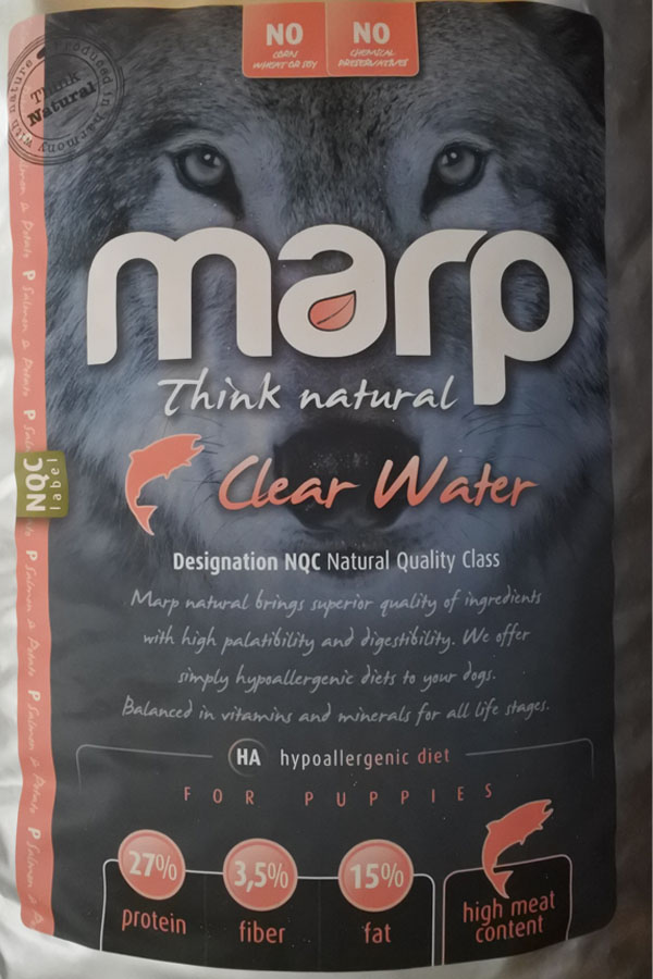Marp Natural Clear Water - losos 12 kg