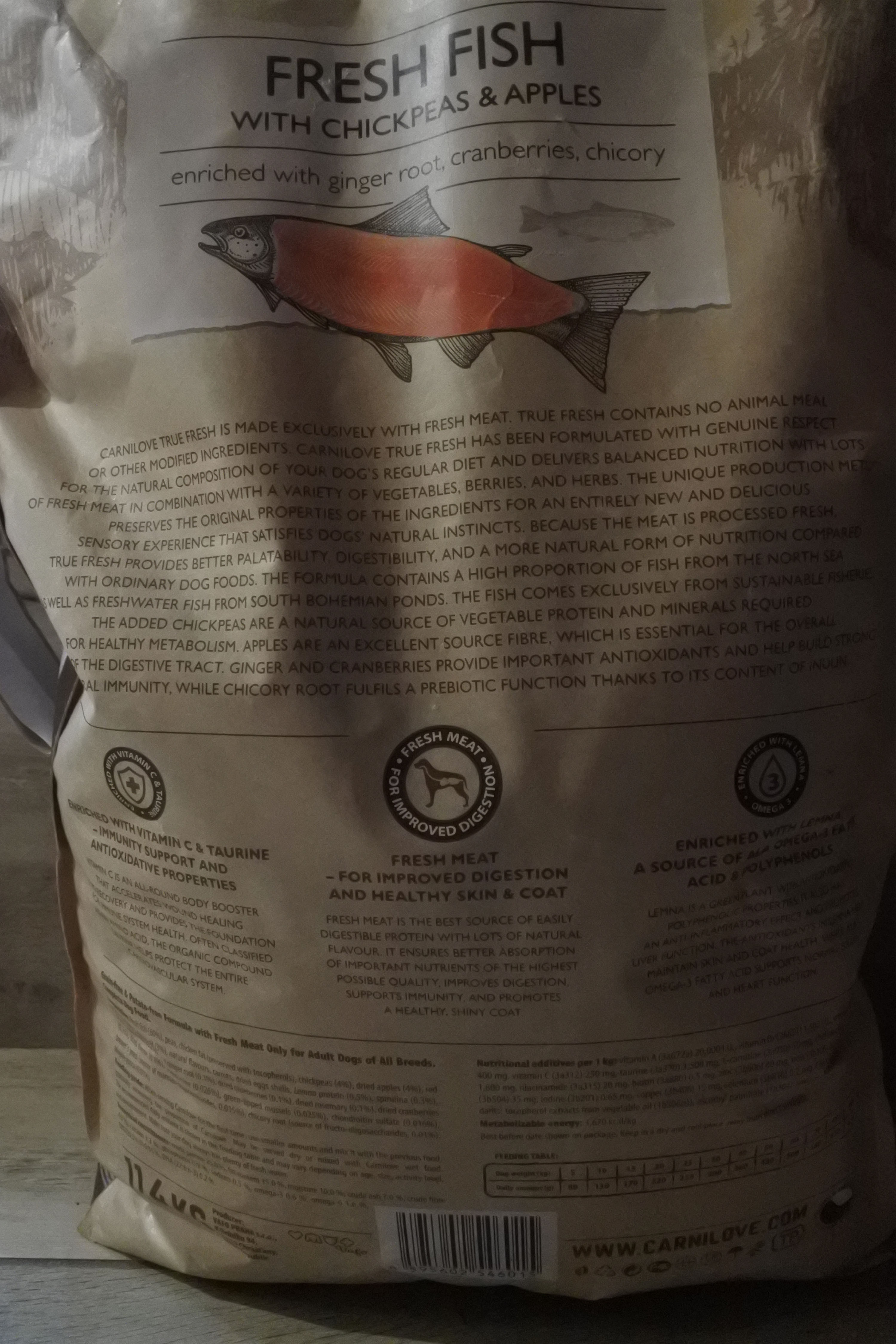 Carnilove True Fresh Duck - kachna 11,4 kg