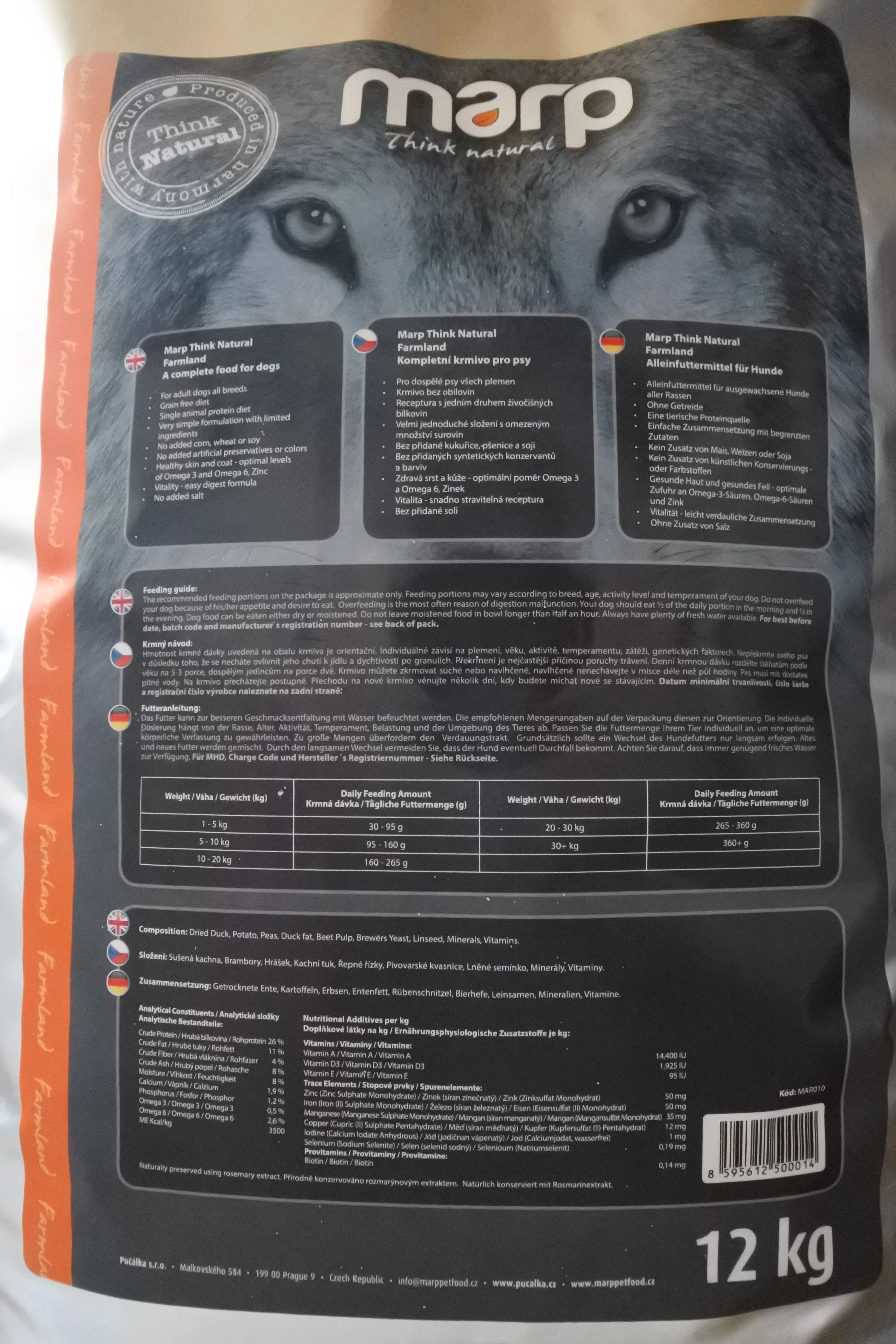 Marp Natural Farmland - kachna 12 kg